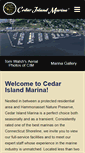 Mobile Screenshot of cedarislandmarina.com